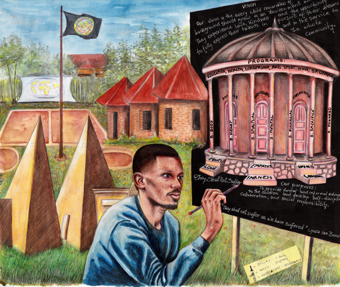 Berulo Village illustration